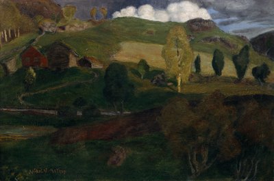 Vårkväll av Nikolai Astrup