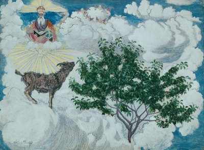 Bocken som kom in i paradiset av Nikolai Astrup