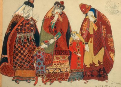 Borodin, Prins Igor / Figuriner Roerich av Nikolai Konstantinowitsch Roerich
