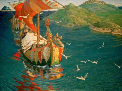 Utländska köpmän av Nikolai Konstantinowitsch Roerich
