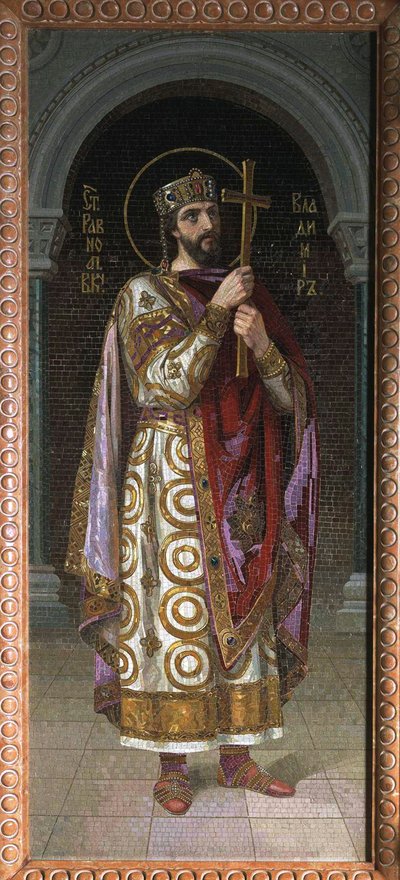 Saint Vladimir av Kiev, 1900-talet. av Nikolai Kornilovich Bodarevsky