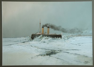 Isbrytaren Yermak, 1898 av Nikolai Nikolayevich Karasin
