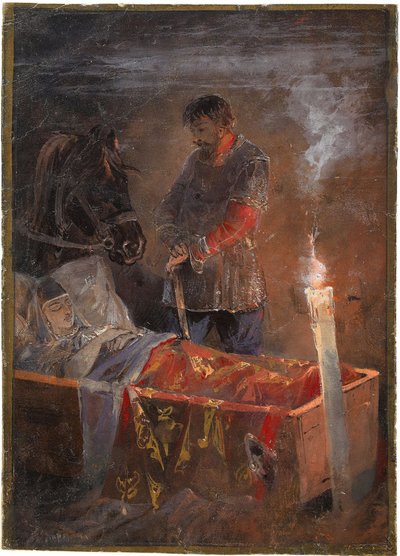 Törnrosa, 1889 av Nikolai Nikolayevich Karasin