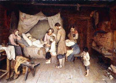 Farväl av Nikolai Petrovich Bogdanov Belsky
