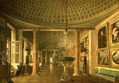 Bildgalleriet i Stroganovpalatset, S:t Petersburg av Nikolai Stepanovich Nikitin