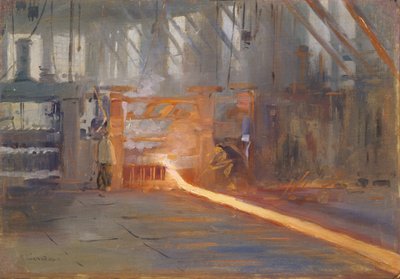 Vid Chusovoy metallurgiska anläggningar av Nikolaj Alekseevich Kasatkin