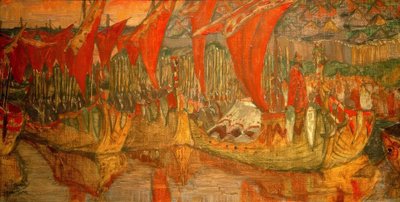 Vladimirs resa till Korsun av Nikolai Konstantinowitsch Roerich