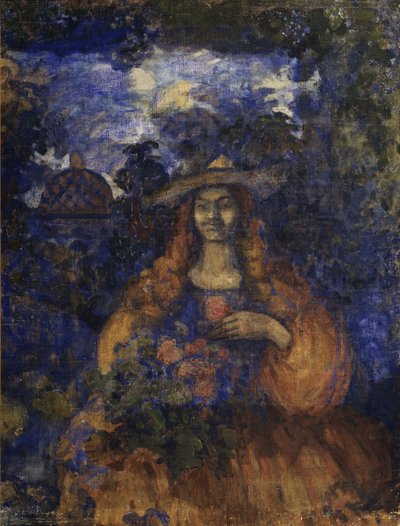 Design för operan Carmen av G. Bizet, ca. 1905 av Nikolaj Nikolaevic Sapunov