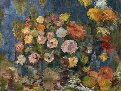 Stilleben med blommor och frukt, 1907 av Nikolaj Nikolaevic Sapunov