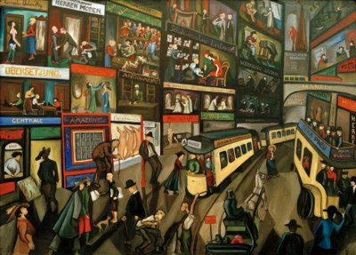 Berlin gatubild av Nikolaus Braun