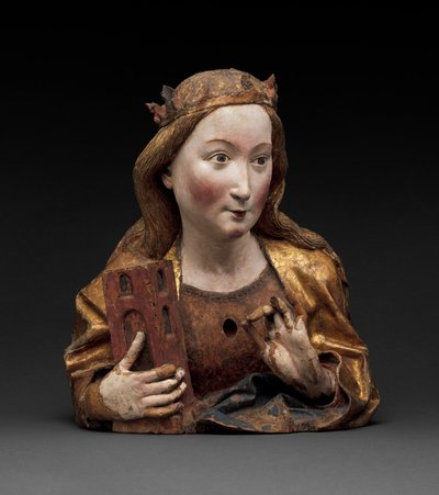 Relikviebyst av Saint Barbara, c.1465 av Nikolaus Gerhaert von Leyden