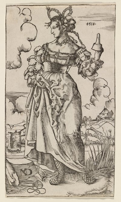 The Wise and Foolish Virgins: The Fifth Foolish Virgin, 1518. av Nikolaus Manuel Deutsch