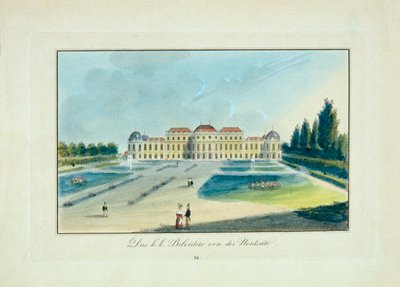 Upper Belvedere från norra sidan av Nikolaus Reim