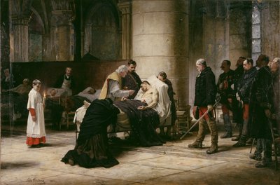 En hjältes död, 1888 av Nils Forsberg the Elder