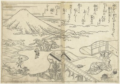 Drömmer om Fuji av Nishikawa Sukenobu (attributed to)