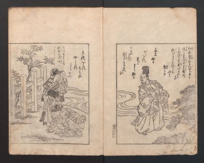 Bilderbok: Camellia Ehon Himetsubaki, 1745., 1745. av Nishikawa Sukenobu