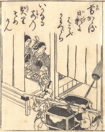 Skriva ut. av Nishikawa Sukenobu