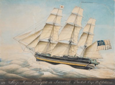 Skeppet Macon, 1828-35. av Nivelet