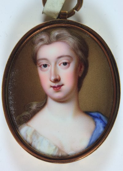 Lady Henrietta Cavendish Holles Harley (emalj på guld) av Noah or Seeman Abraham (fl.1751) (attr.to) Seaman