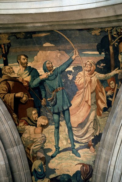 Robin Hood och hans älskarinna Mariam av Noel Denholm Davies