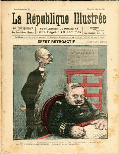 Omslag till ""Republique illustree"" av Noel Dorville
