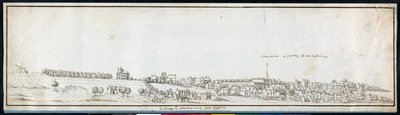 Charonne, ca 1677 (penna och bläck med tvätt på papper) av Noel Gasselin