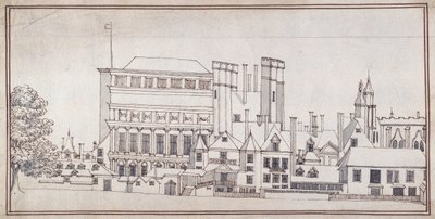Whitehall med Holbein Gate och Inigo Jones