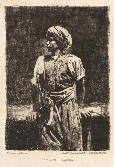 Moriska typer, 1875. av Norbert Goeneutte