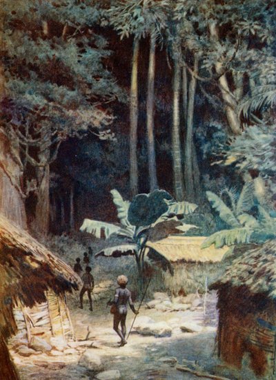 I djupet av en melanesisk skog, 1908 av Norman Hardy