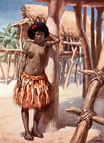 Kvinna i Rigo-distriktet: Brittiska Nya Guinea av Norman Hardy