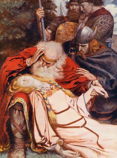 Illustration till berättelser av Shakespeare (färglitografi) av Norman Mills (after) Price