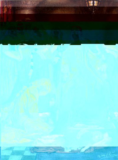 The Princess Sits in Judgement, illustration från "The Children