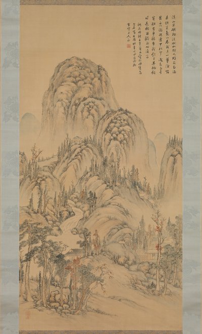 Möte med en vän på en höstdag, 1822. av Noro Kaiseki