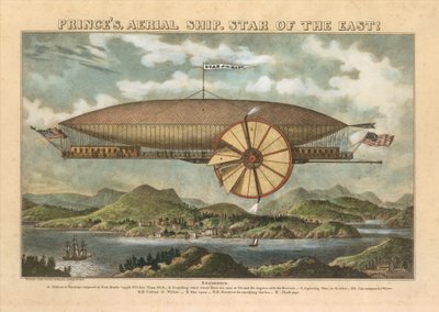 Prinsens flygskepp. Österns stjärna!, 1800-talet., 1800-talet. av Norris