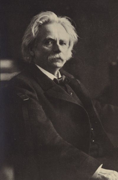 Edvard Grieg, norsk kompositör och pianist (1843-1907) av Norwegian Photographer