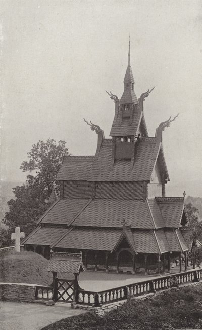 Fortun Timber Church av Norwegian Photographer