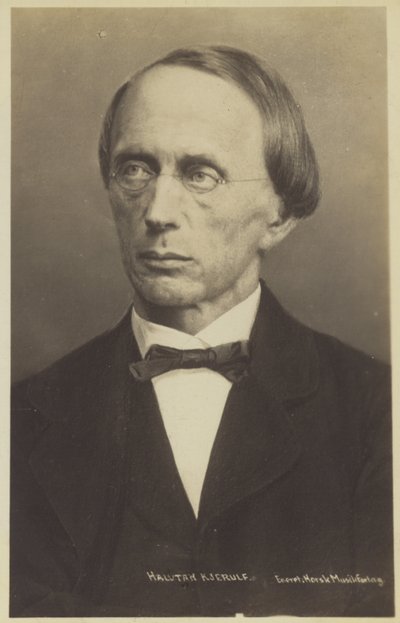Porträtt av Halfdan Kjerulf av Norwegian Photographer