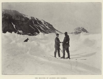 Mötet mellan Jackson och Nansen (s/v foto) av Norwegian Photographer