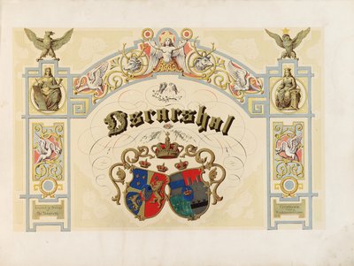 Oscarshals titelblad, 1852 av Norwegian School