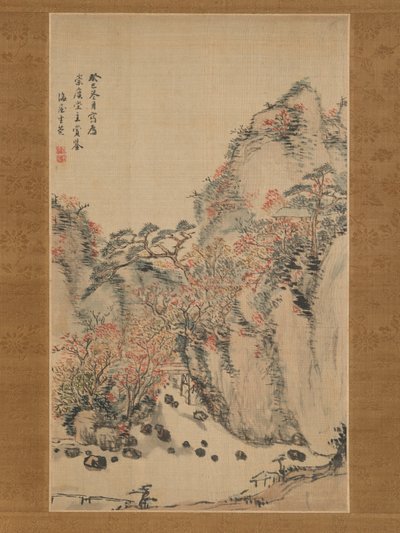 Höstlandskap vid Eigenji, 1833. av Nukina Kaioku