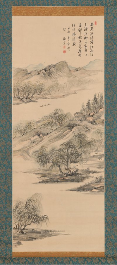Vårlandskap, 1844. av Nukina Kaioku