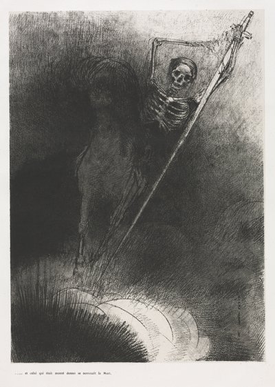 Och hans namn som satt på honom var döden av Odilon Redon