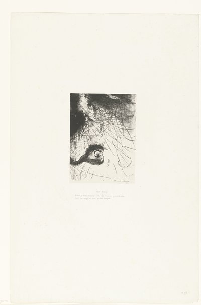 Antonius: Någonstans måste det finnas arketyper vars kroppar bara är reflektioner Sainte Antoine: Il doit y avoir, quelque part, des figures primordiales, dont les corps ne sont que les images Tentation de Saint-Antoine (2) (serietitel) Begäran från d av Odilon Redon