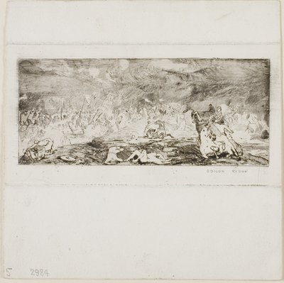 Slåss av Odilon Redon
