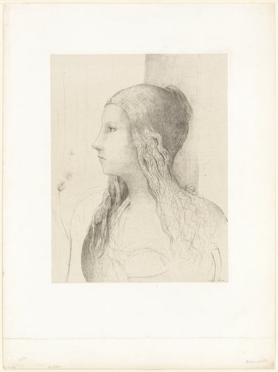 Brünnhilde (gudarnas skymning) av Odilon Redon