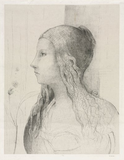 Brünnhilde i Twilight of the Gods av Odilon Redon
