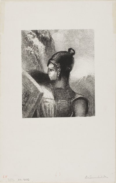 Brunnhilde av Odilon Redon