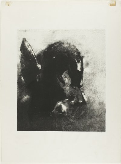 Pegasus i fångenskap av Odilon Redon