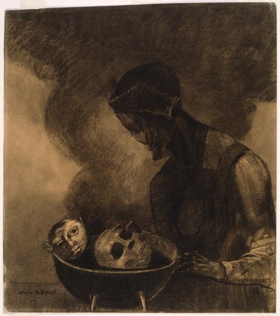 Trollkarlens kittel av Odilon Redon