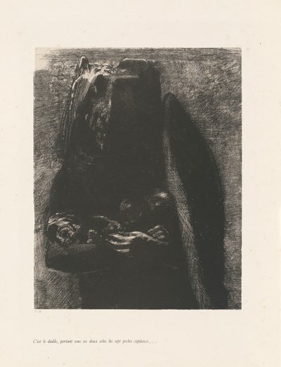 Det är Djävulen av Odilon Redon